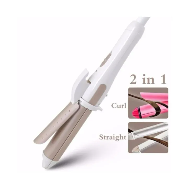 2in1 Hair Straightening and curling Iron NHC-809