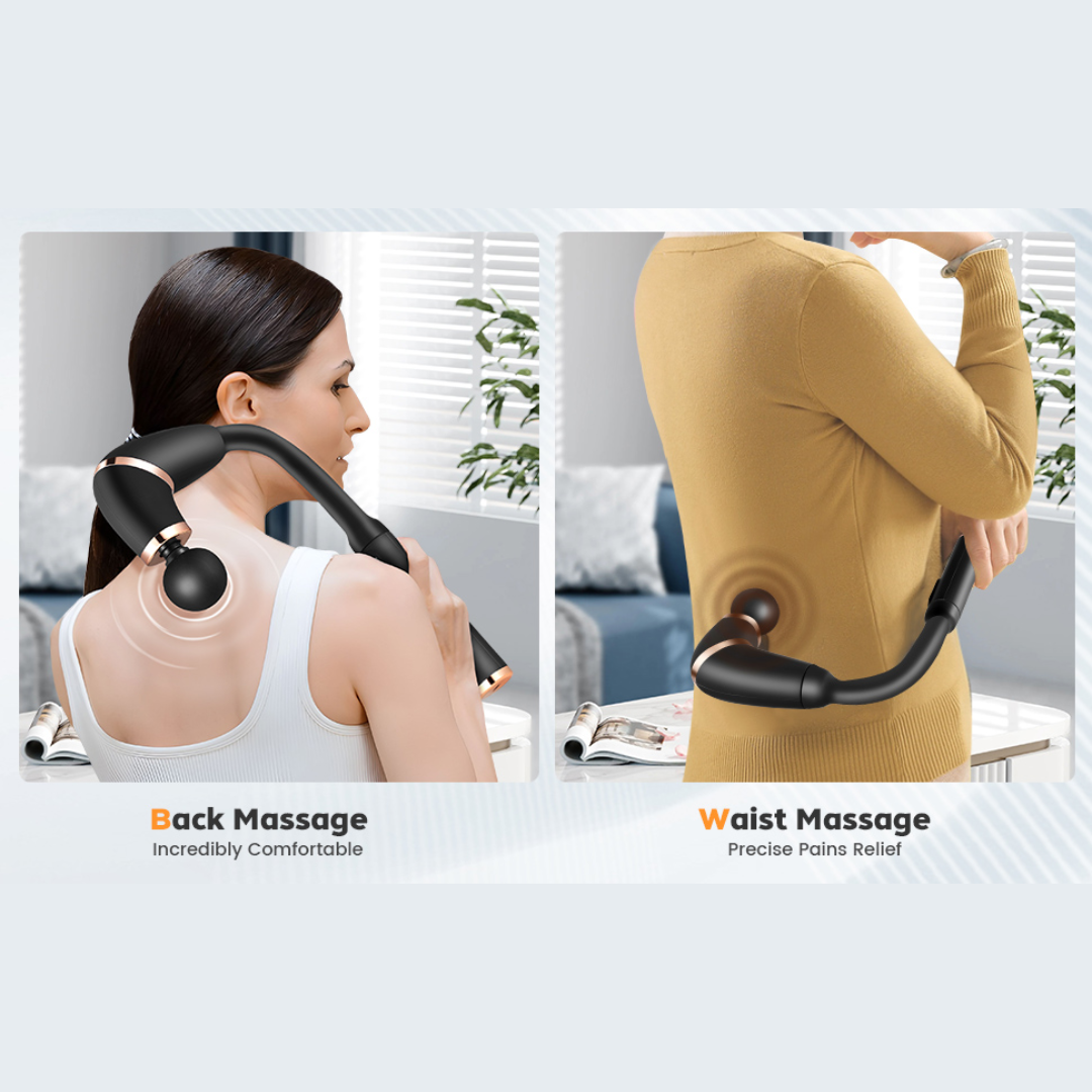 Deep Tissue Massage Gun with Upgraded Extension Handle