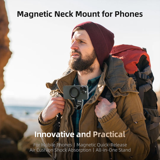 Magnetic Neck Mount for Phone Holder - TELESIN