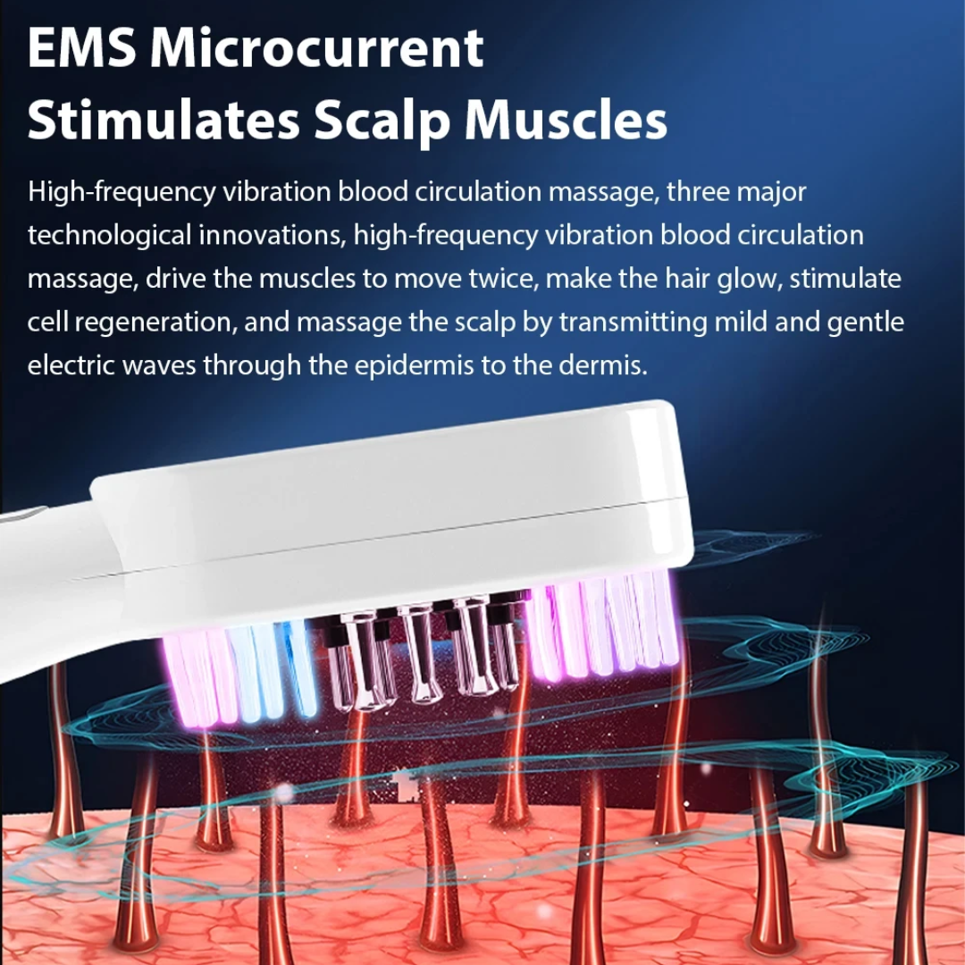Electric Scalp & Hair Care – EMS, LED Therapy