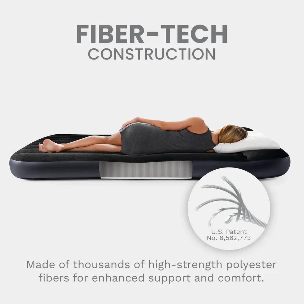 Intex Air Bed Mattress Dura-Beam Plus Pillow Rest