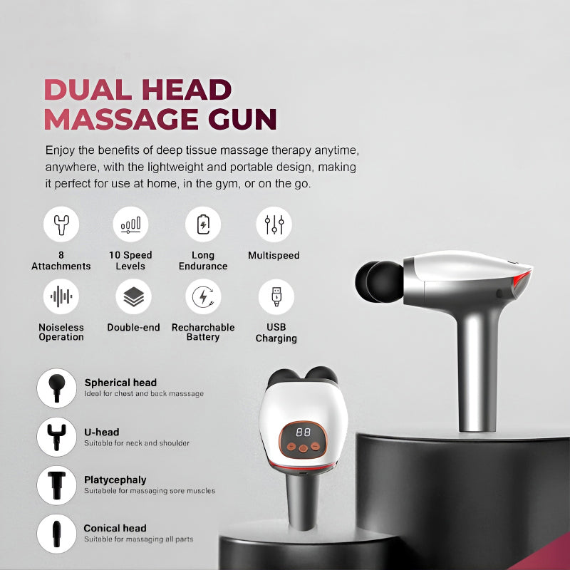Double Head Massager Gun