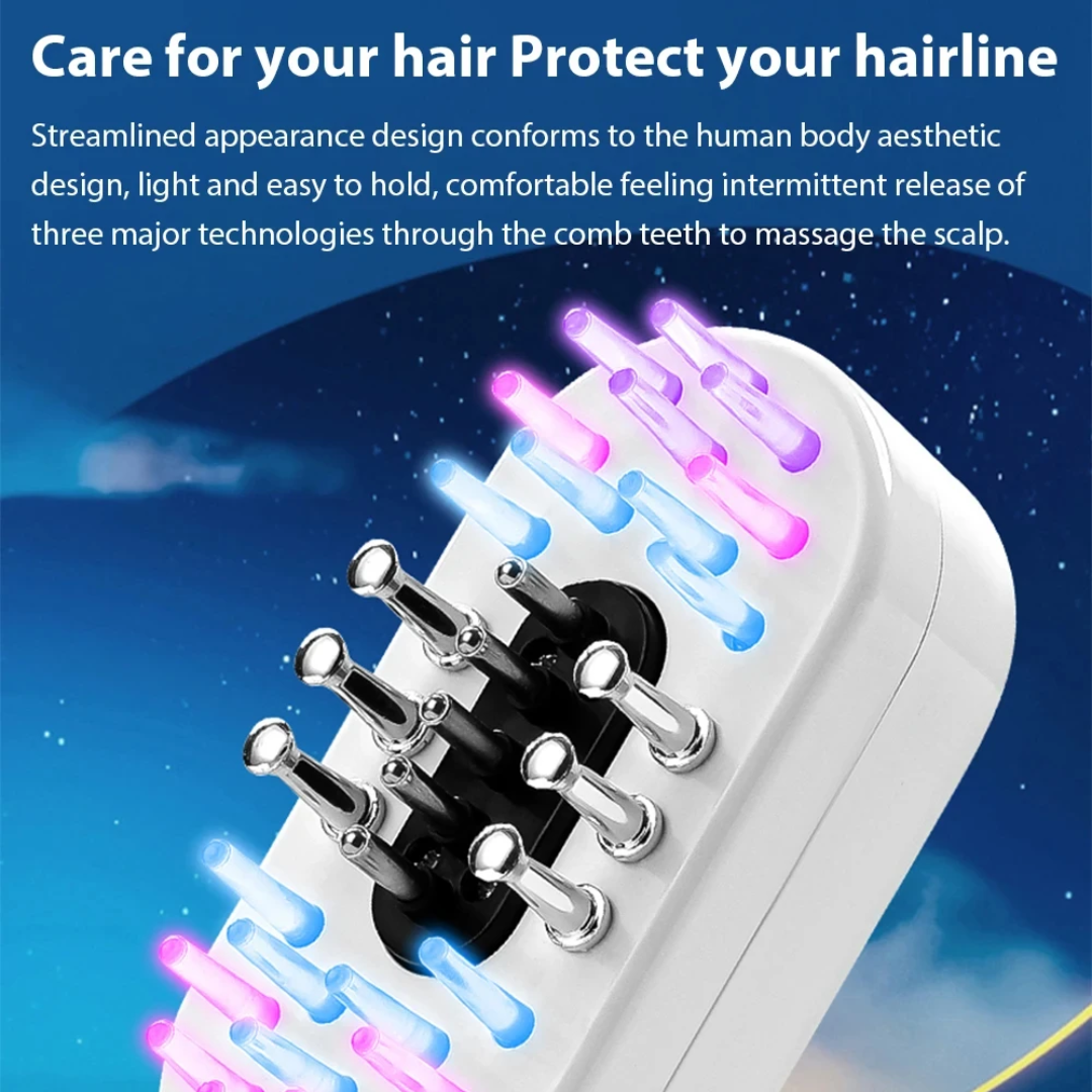 Electric Scalp & Hair Care – EMS, LED Therapy