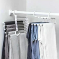 Multifunctional Wardrobe 5 Layers Pants Storage Rack Hangers Holders