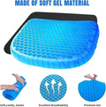 Silicone Gel Honeycomb Cushion pillow with Non-Slip Cover – Soft, Breathable Support for Home, Office, Car & Wheelchair