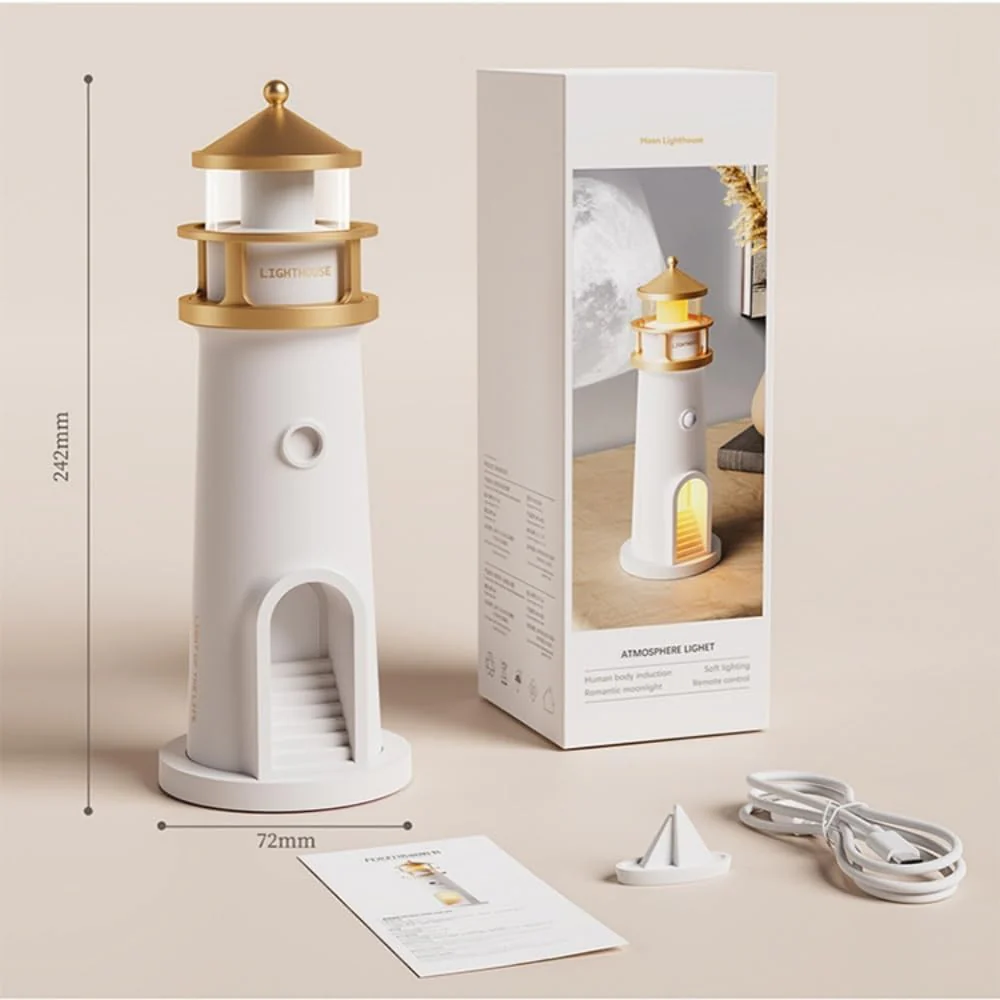 Lighthouse Moon Projector Lamp