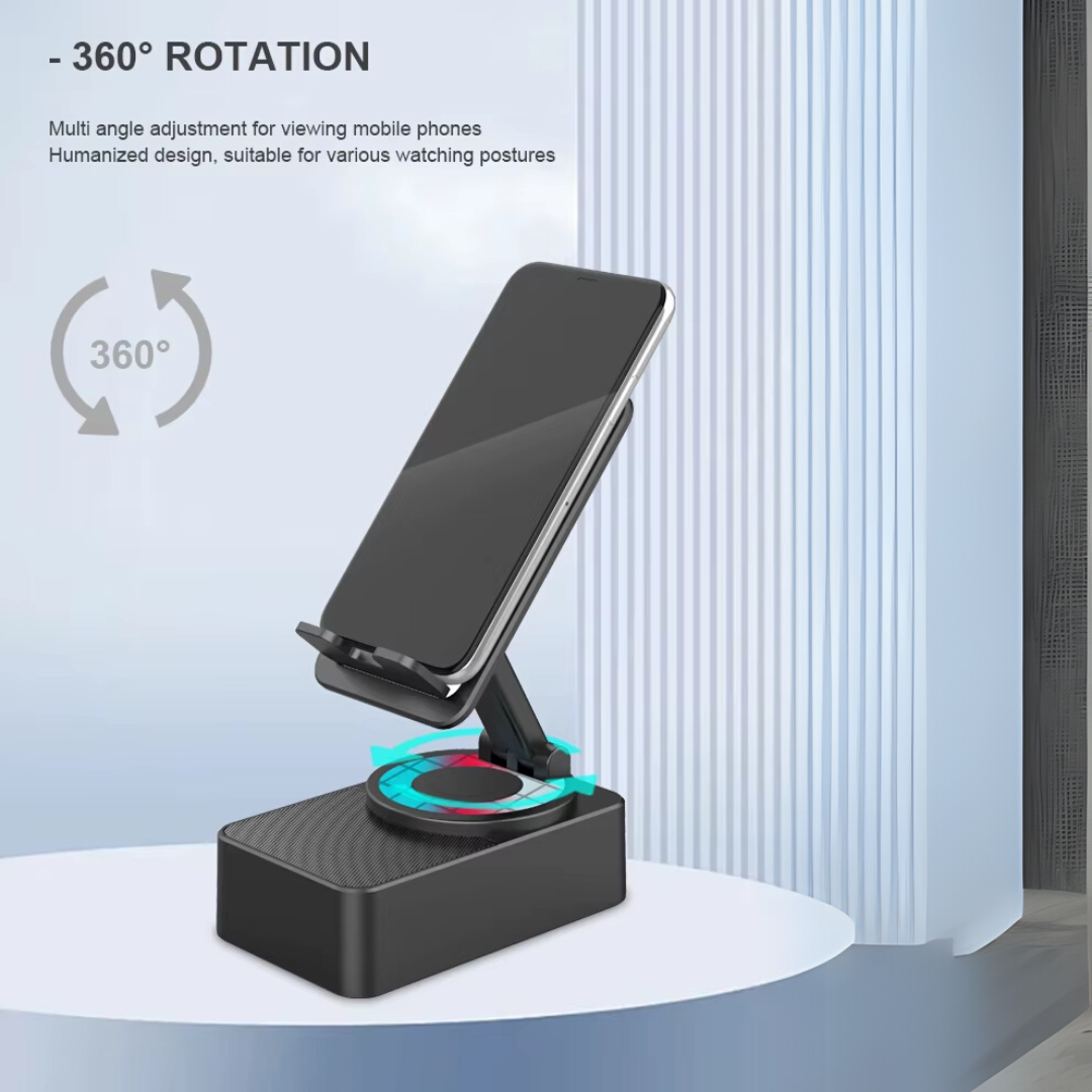 Kisonli M1PLUS Mini Portable Phone Holder Professional Wireless Speaker