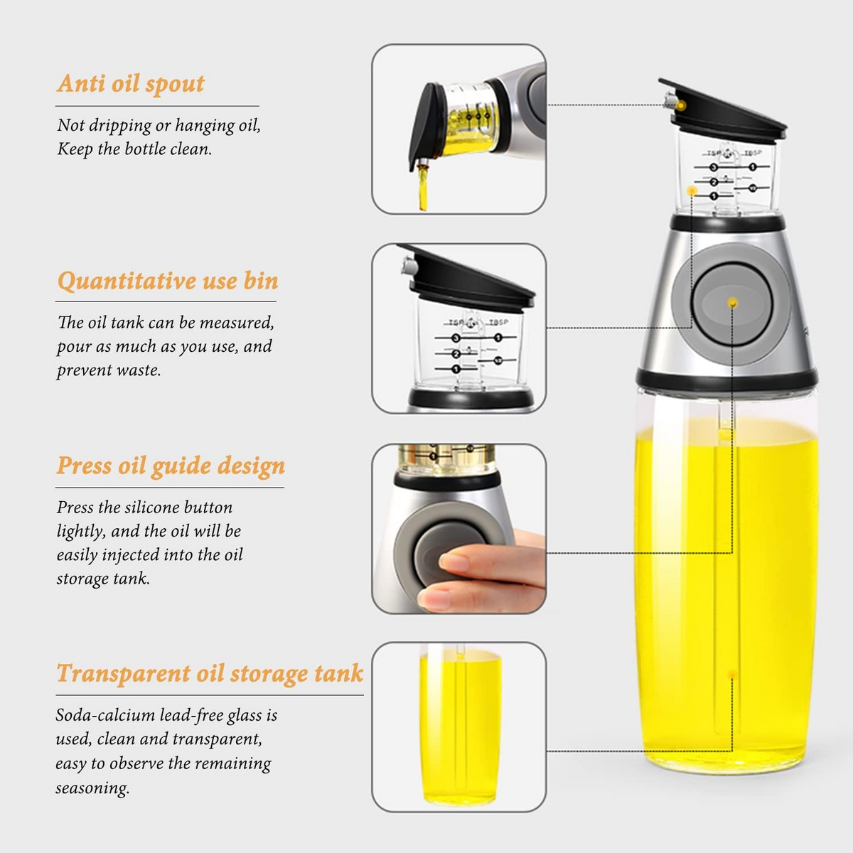 Oil Bottle | Precise Measuring