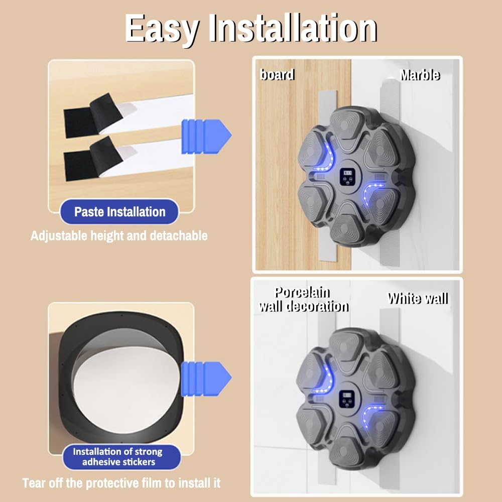 Smart Musical Boxing Machine BT Wall-Mounted Boxing Target