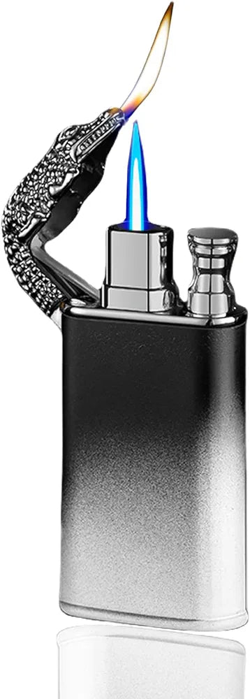 Crocodile Lighter Magic Double Flame Lighter