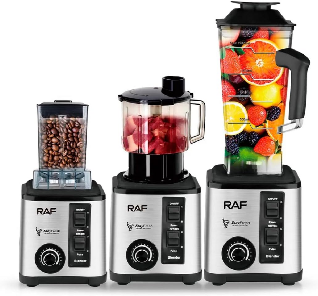 RAF 2600W  Electric Blender + Chopper 3-in-1 R2865