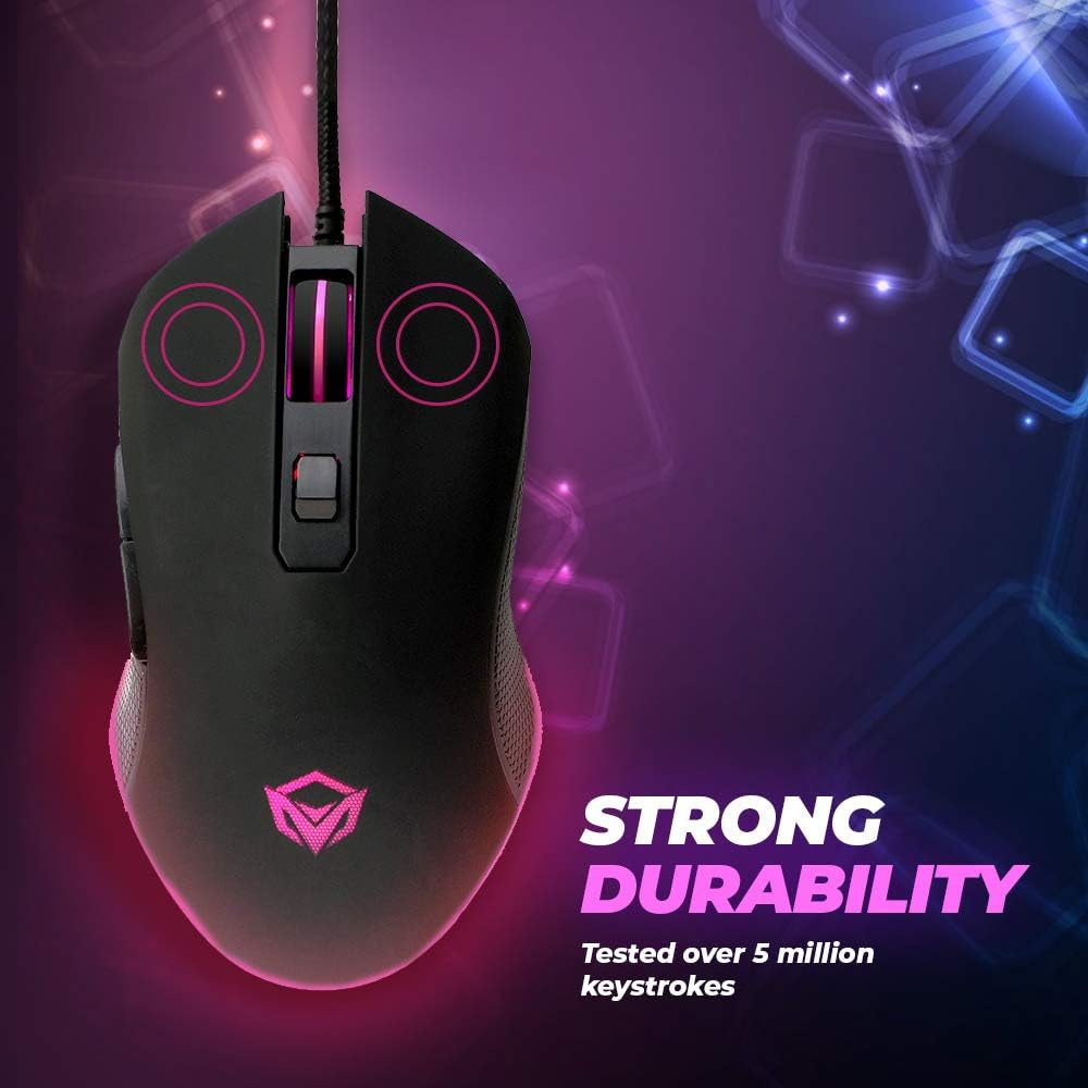 Backlit Gaming Keyboard and Mouse Combo Meetion C510 USB