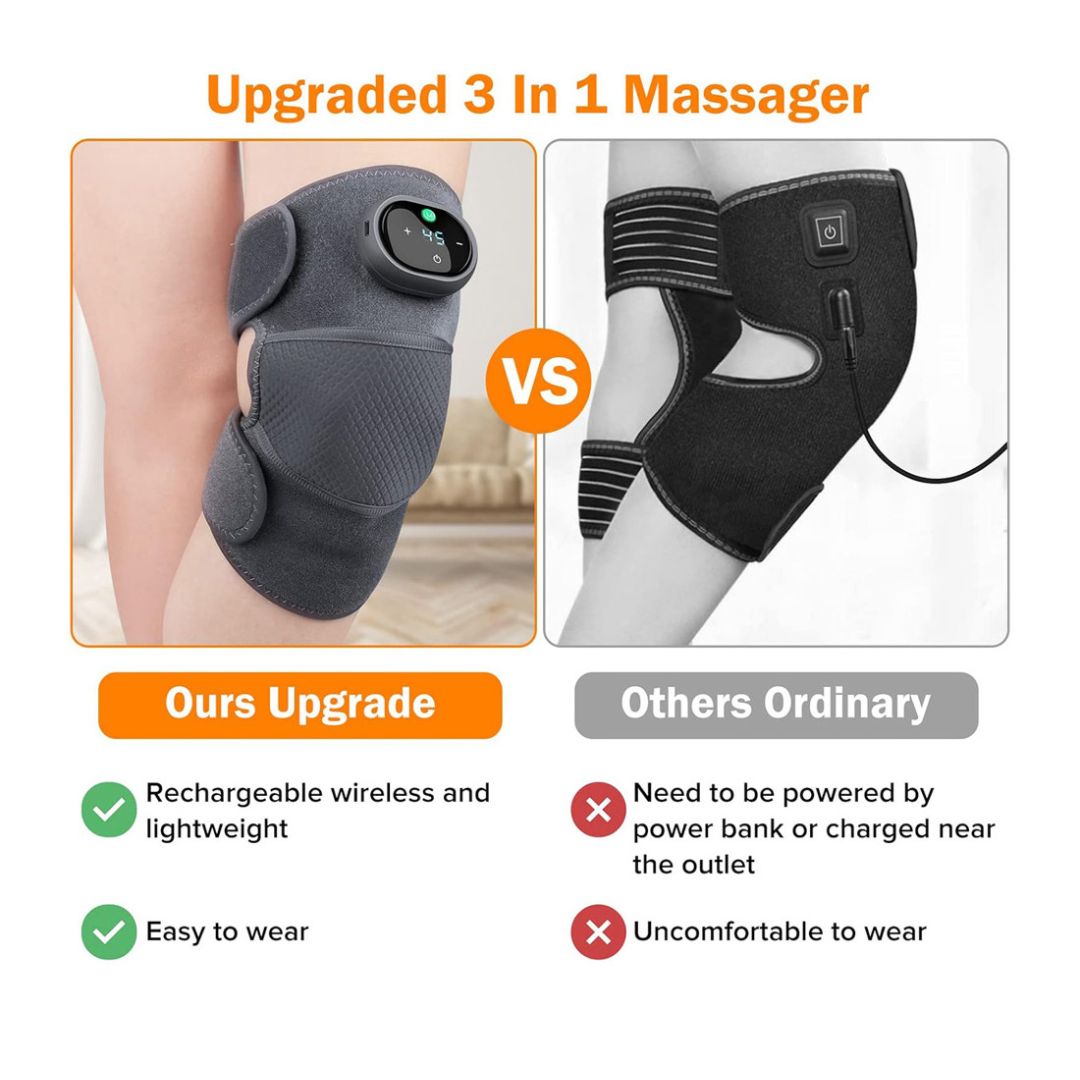 NUOYI 3 IN 1 Heated KNEE MASSAGER