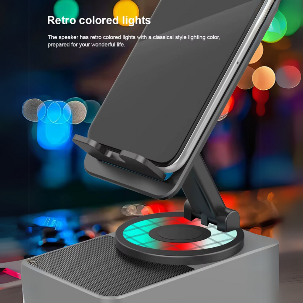 Kisonli M1PLUS Mini Portable Phone Holder Professional Wireless Speaker