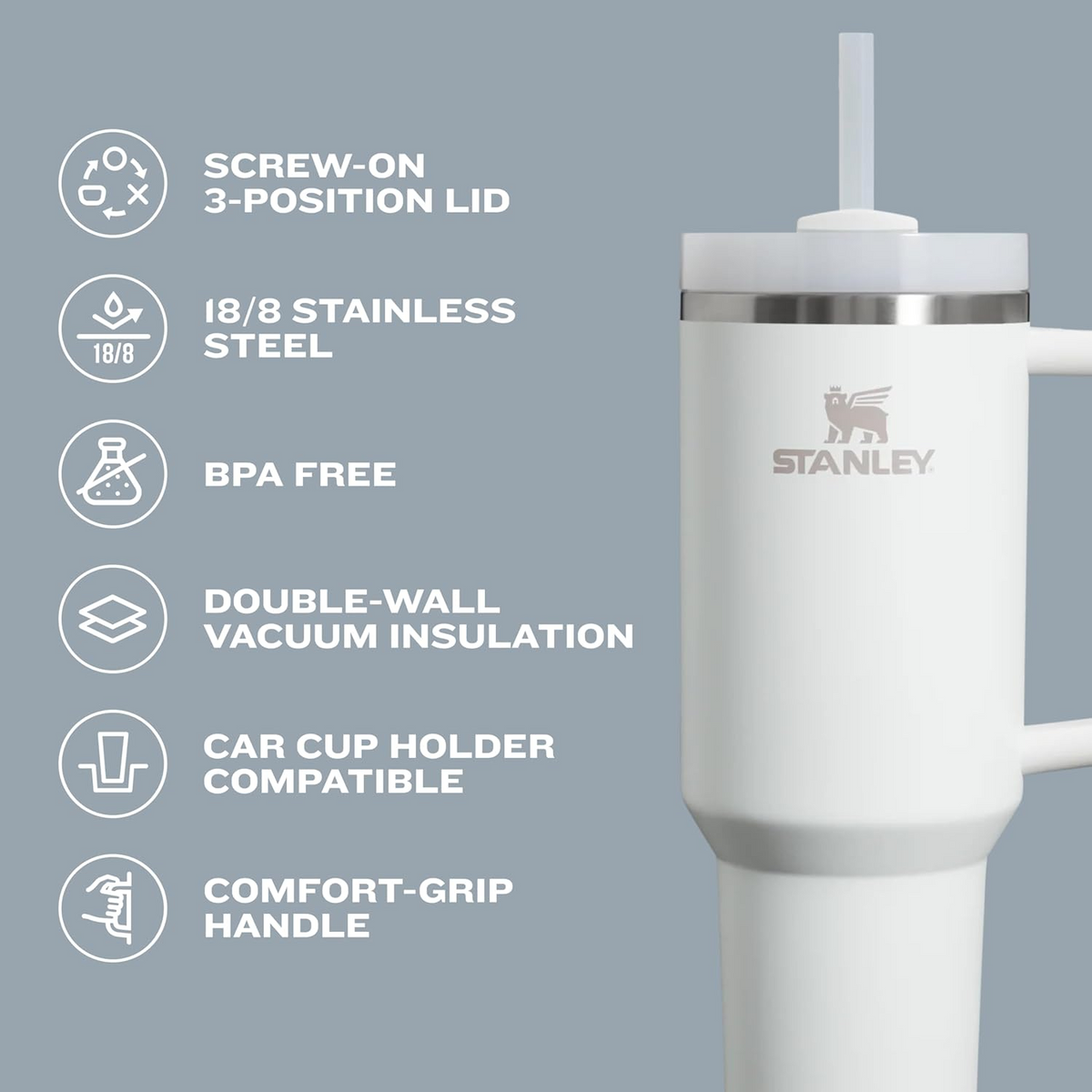 The Quencher H2.0 Flowstate™ Tumbler Stanley Cup