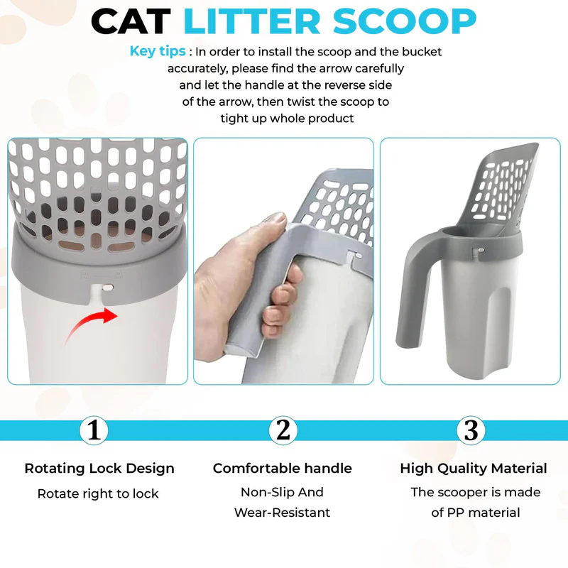 Cat Litter Scoop Kit