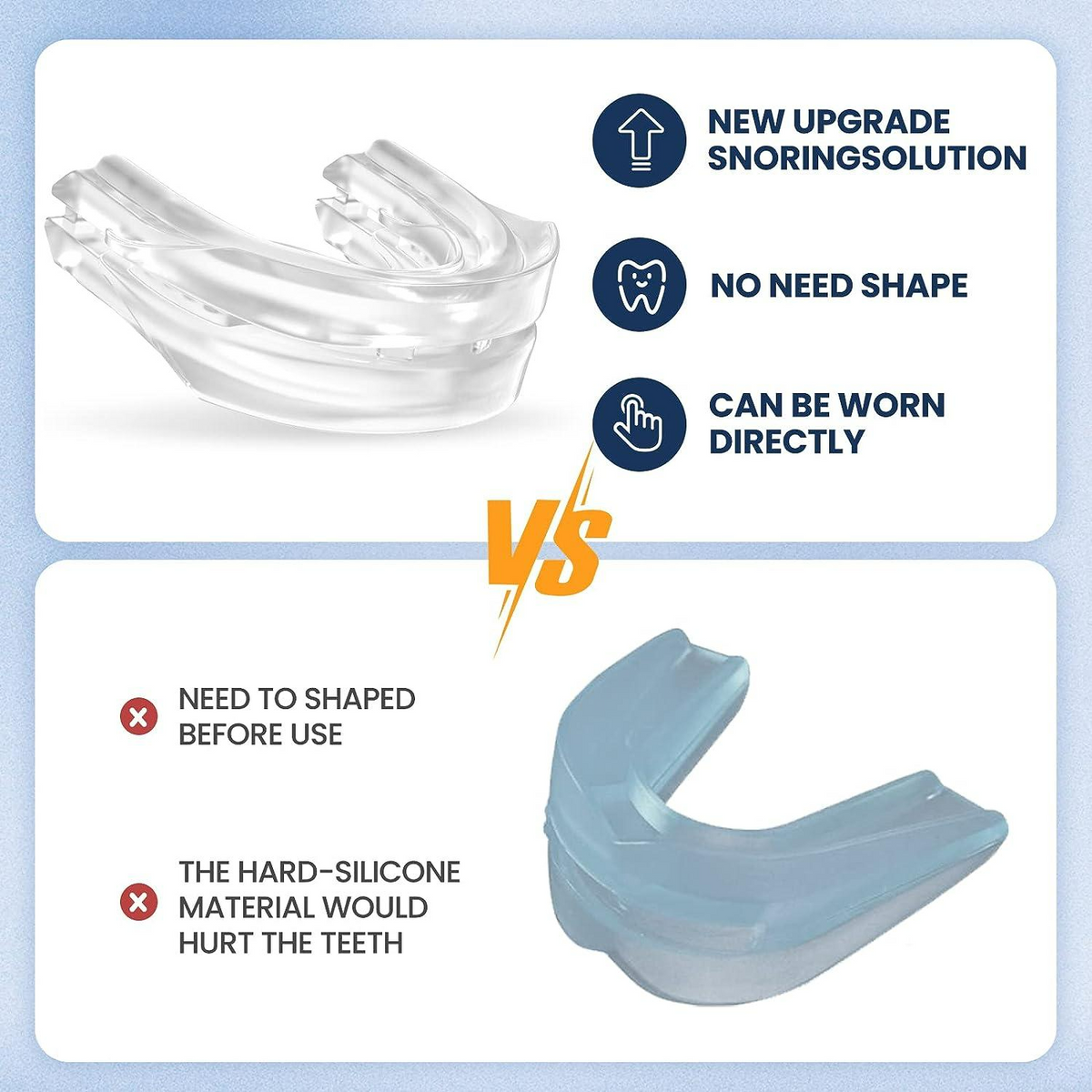 Anti-Snoring Mouth Guard – Comfortable Mouthpiece for Men & Women