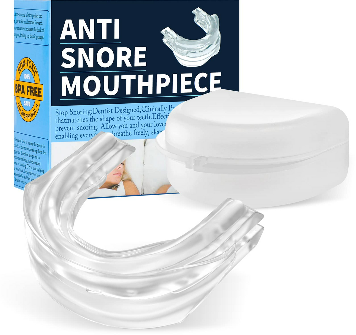 Anti-Snoring Mouth Guard – Comfortable Mouthpiece for Men & Women