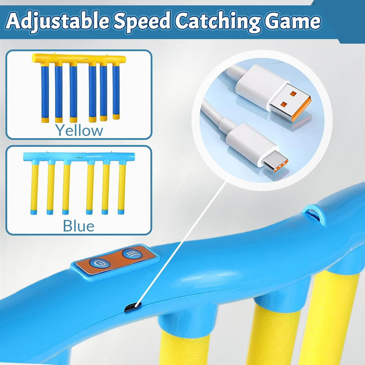 Catching stick toy -  Drop Stick Reflex Challenge Game