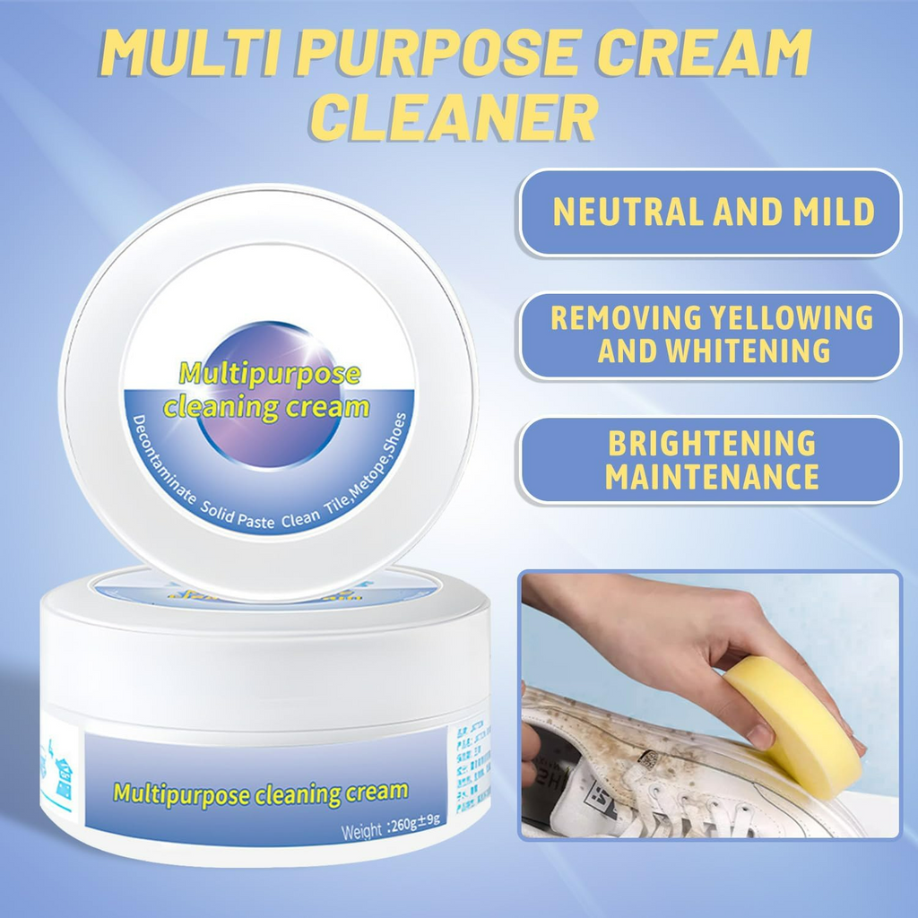 Multipurpose Cleaning Cream White Shoe Cleaner Whitener All Purpose Surface Cleaner
