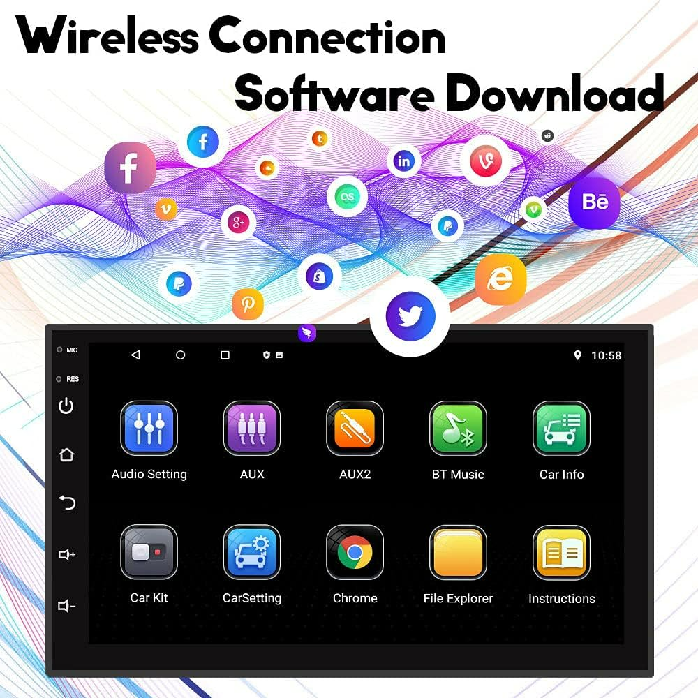 Car Android Screen Stereo 2 Din 7-Inch Monitor