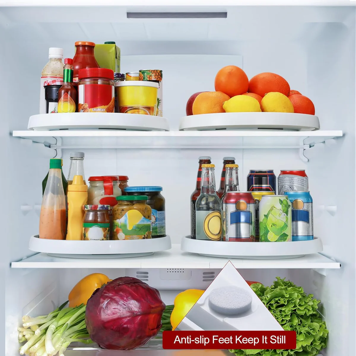 Rotating Kitchen Organizer Disk