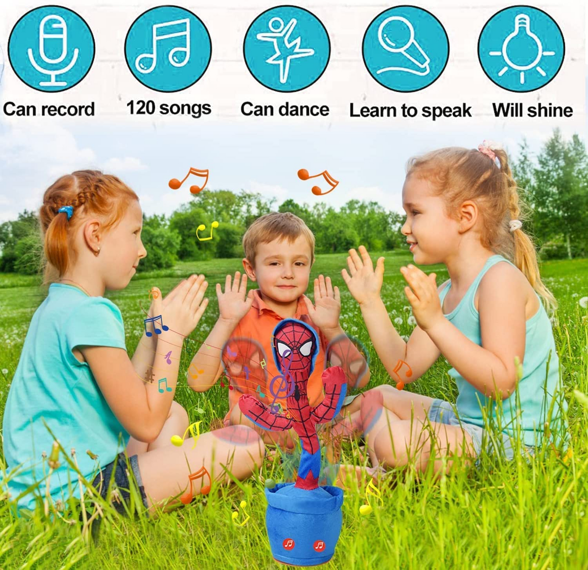 Dancing Talking Plush Toy , cactus talking toy