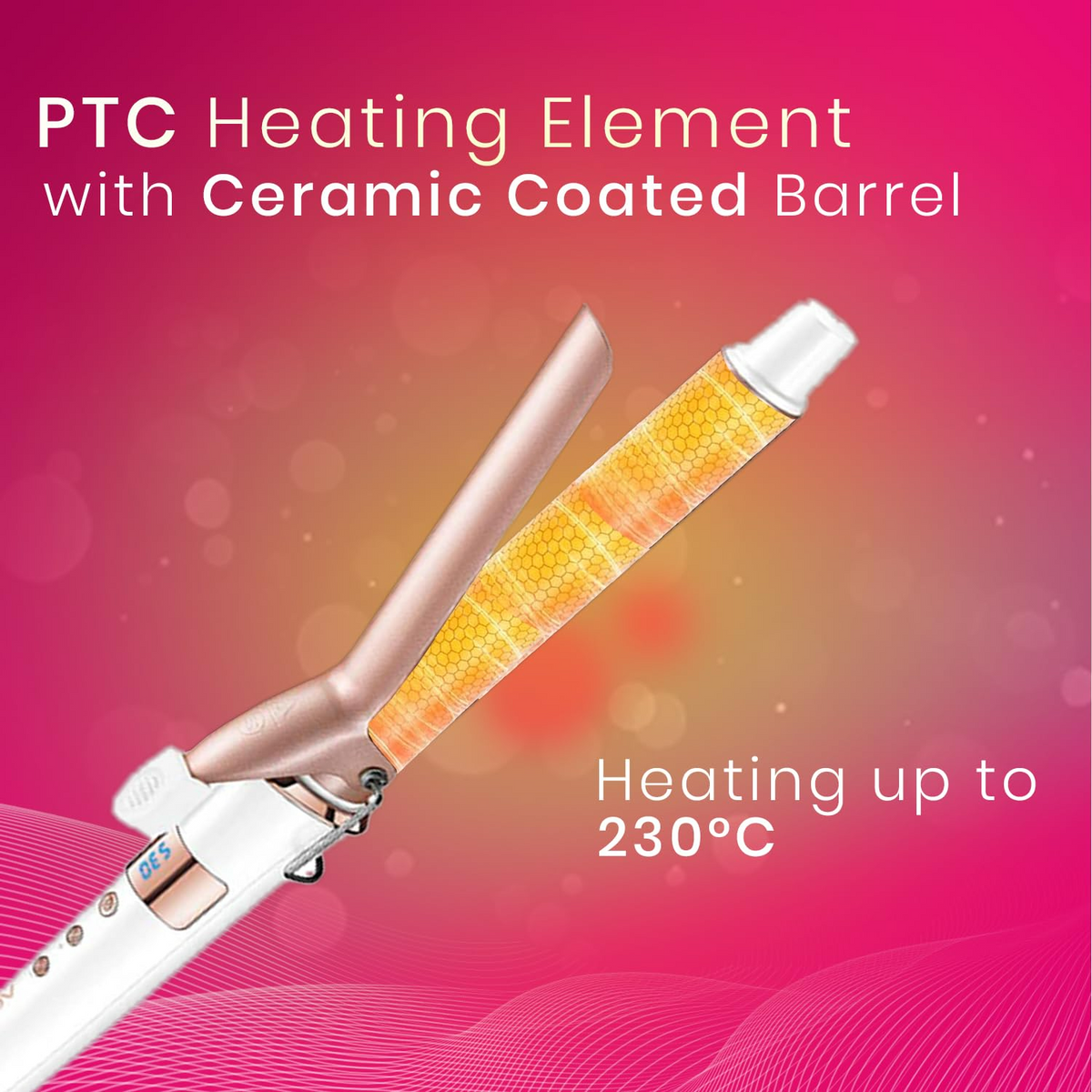 VGR Professional Hair Curling Iron Wand V578