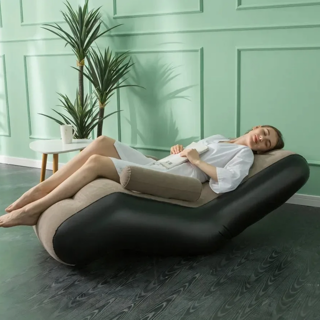 Lazy Inflatable Sofa, S-shaped Sofa