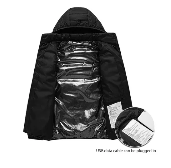 Heating Hoodie Jacket Outdoor Coat USB Electric Heated Jackets