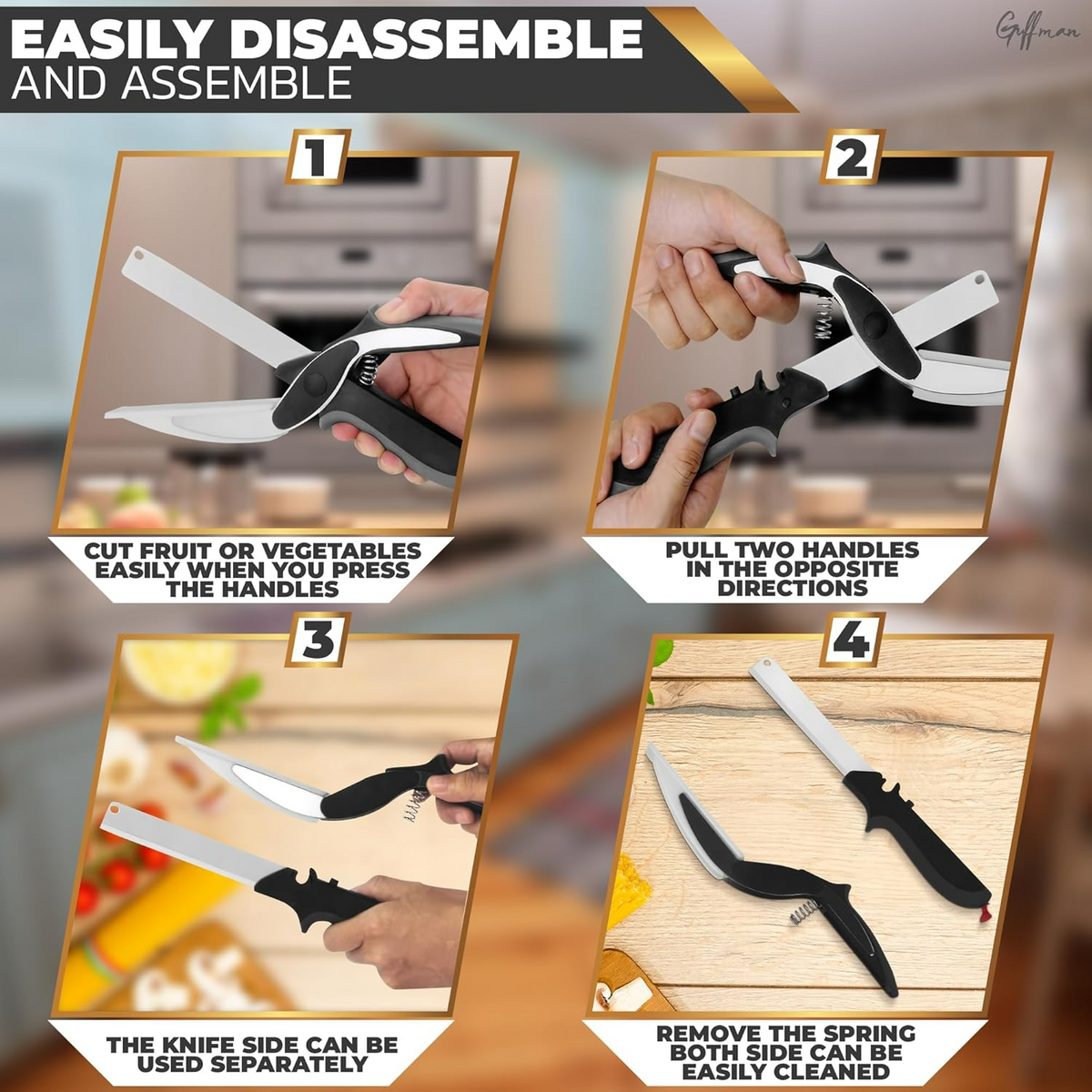 Kitchen Scissor Smart Cutting Board - Clever Cutter