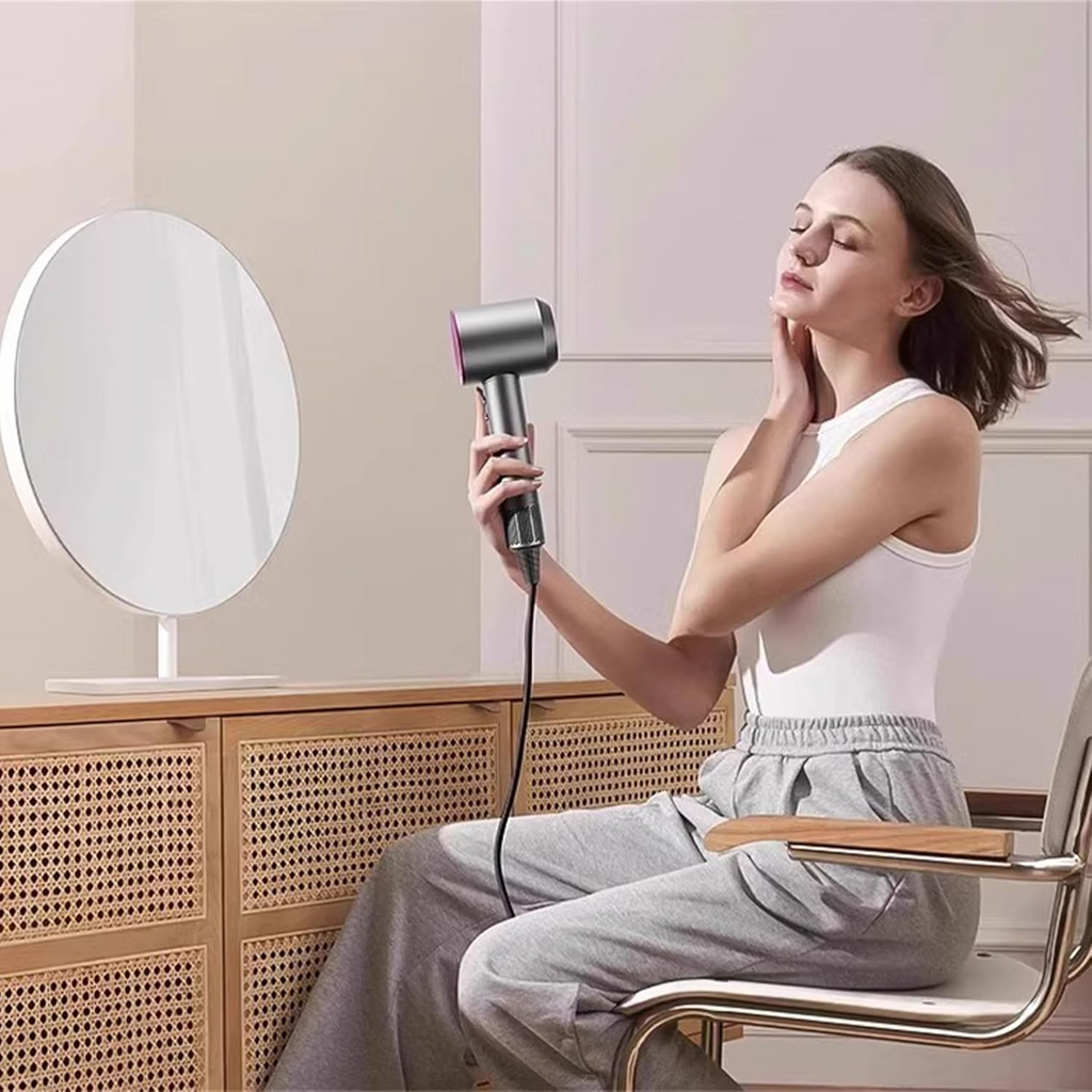 Leafless Professional Hair Dryer 1800W Ionic with 5 Attachments