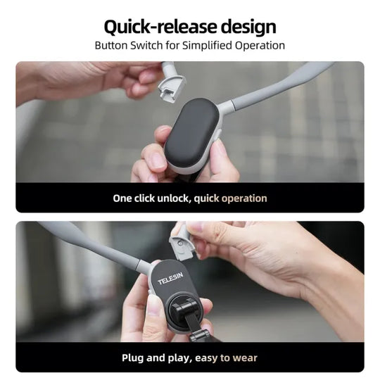 Magnetic Neck Mount for Phone Holder - TELESIN