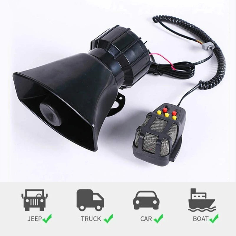Car Siren Electronic Horn 100Watt