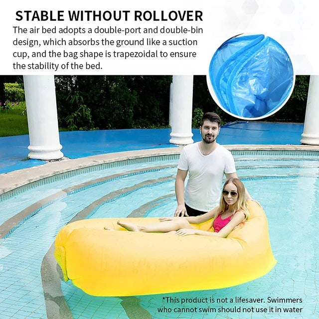 Waterproof Outdoor Portable Inflatable Sofa Fast Installation