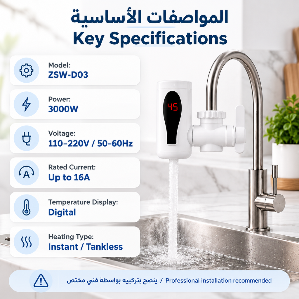 Instant Electric Water Heater Faucet
