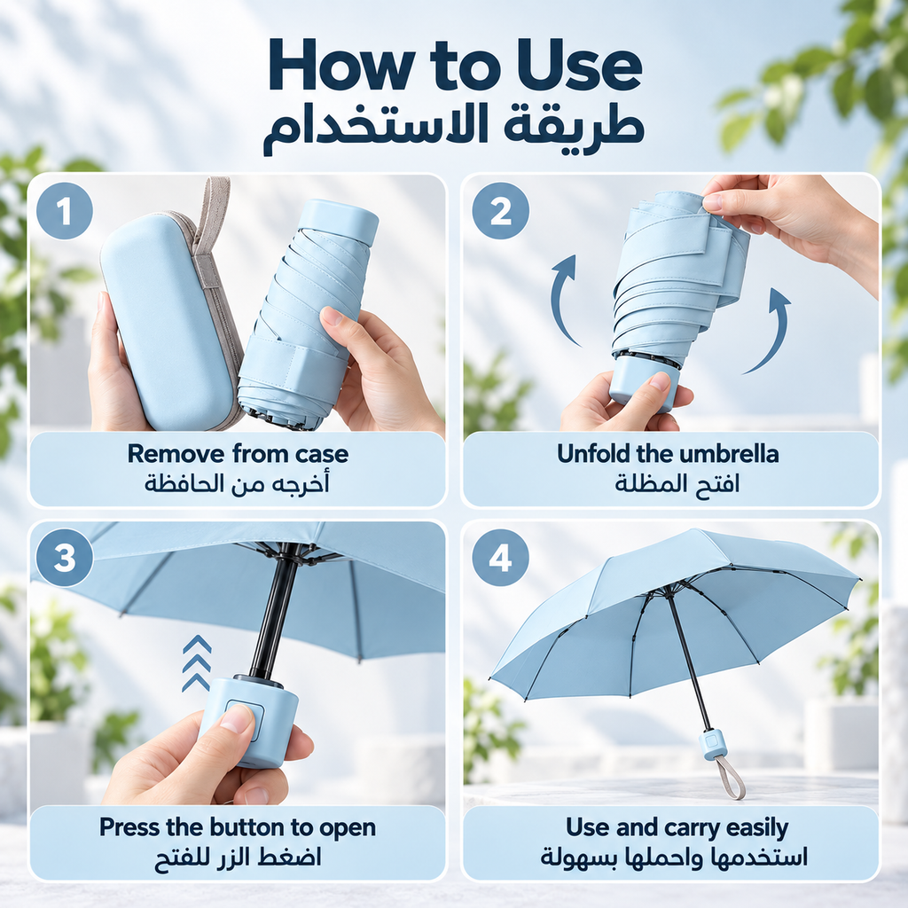 6-fold mini umbrella