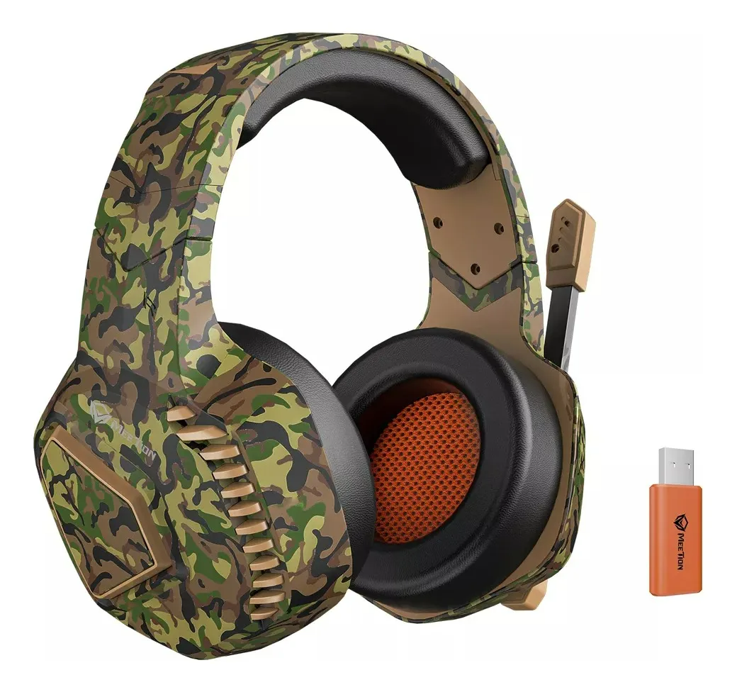 Wireless Bluetooth Gaming Headphones Meetion MTBth014 Color Jungle Green