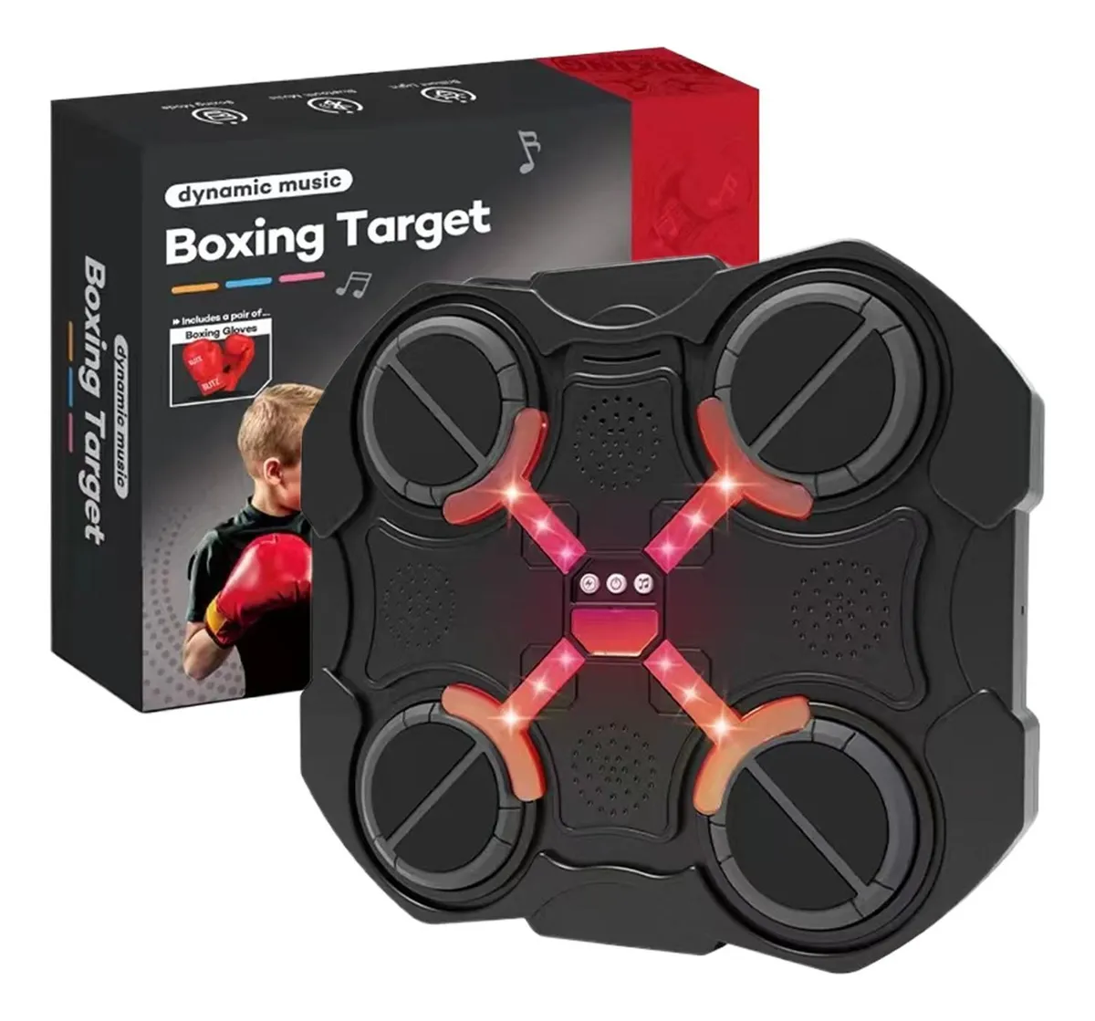 Music Boxing Machine Led Touch Screen Wireless Boxing Target