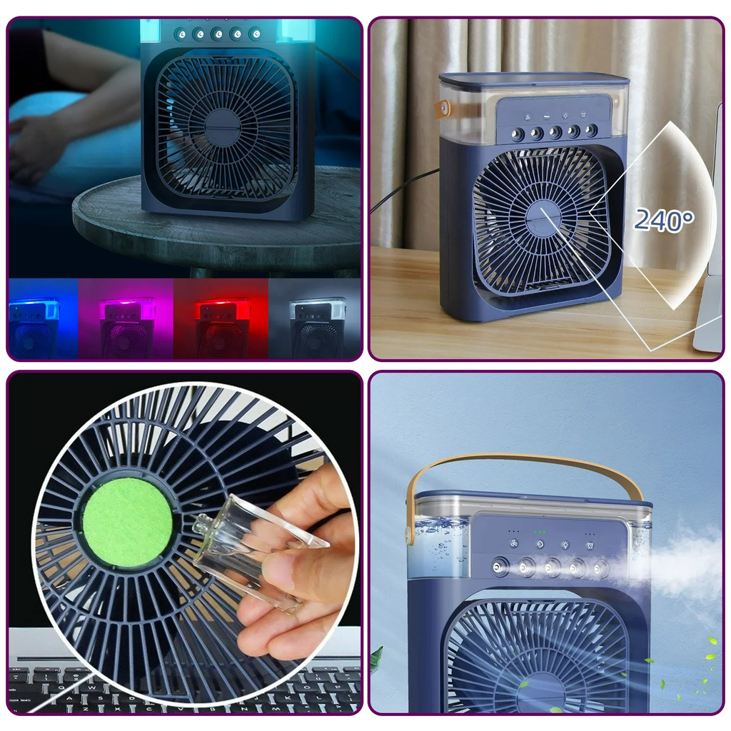 Portable Air Cooler Fan Air Conditioner And Humidifier