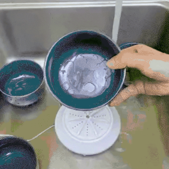 Newtic Ultrasonic Turbine Mini Washing Machine