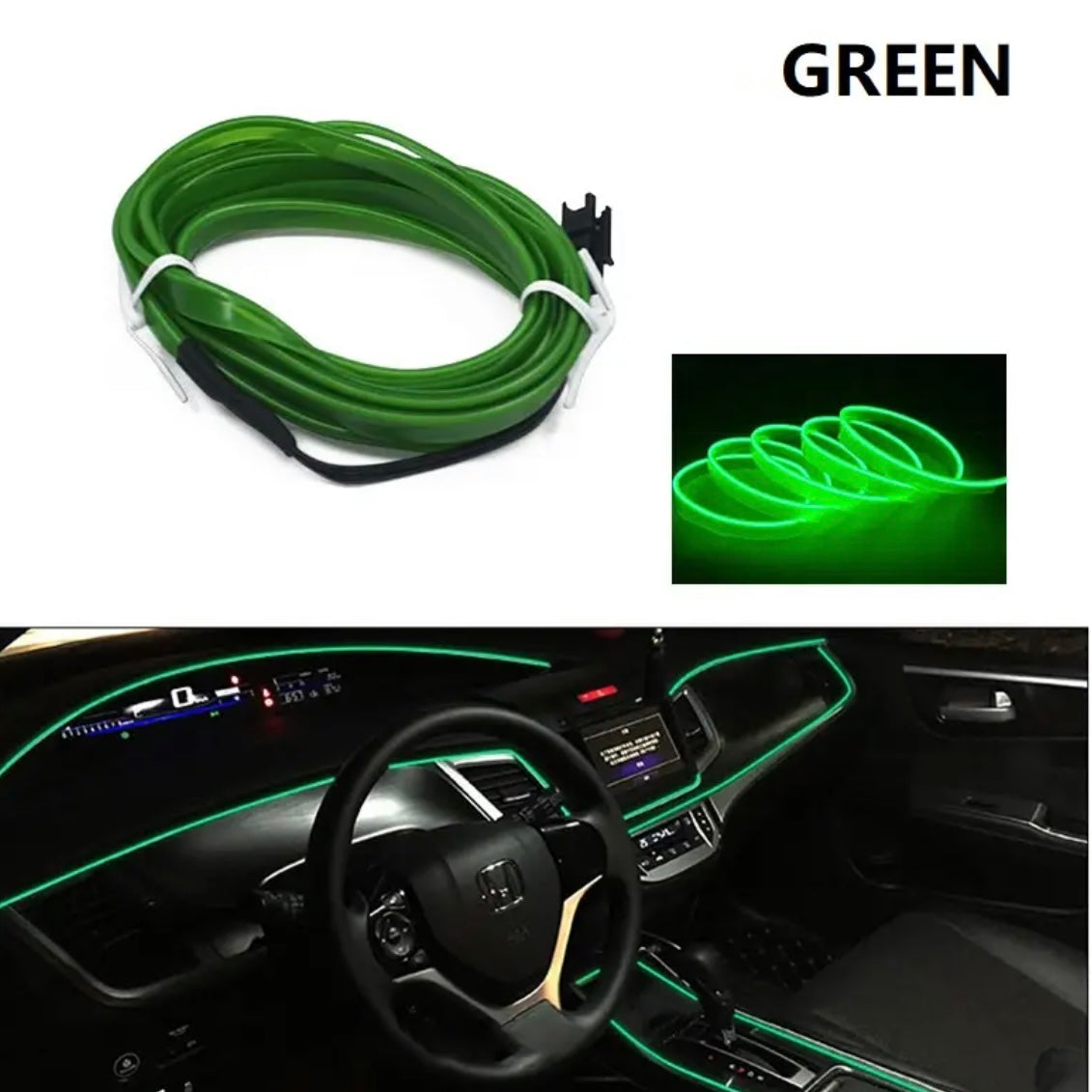 3 Meter Car Interior Led Strip Optic Fiber