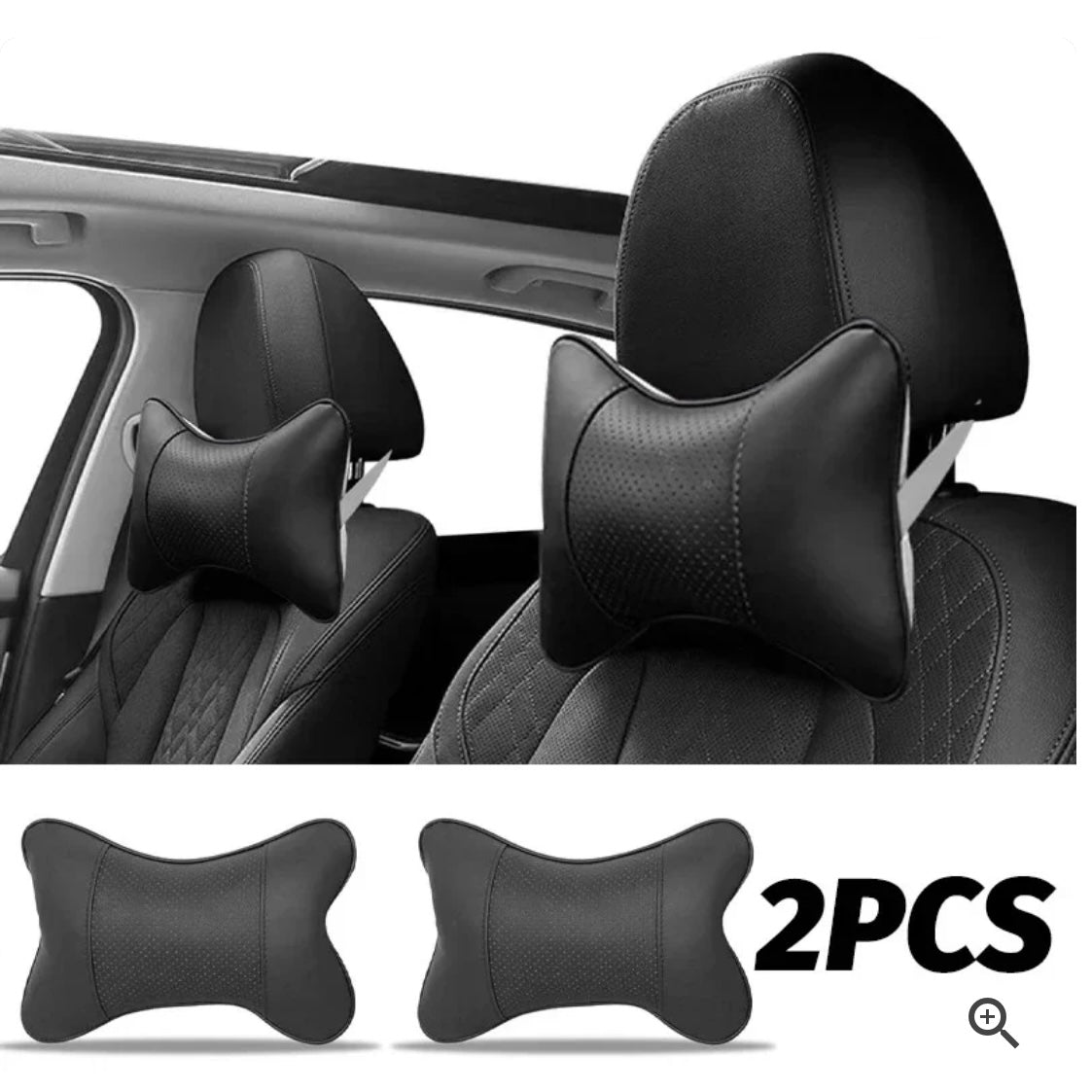 Car Neck Pillow ( Set of 2  )