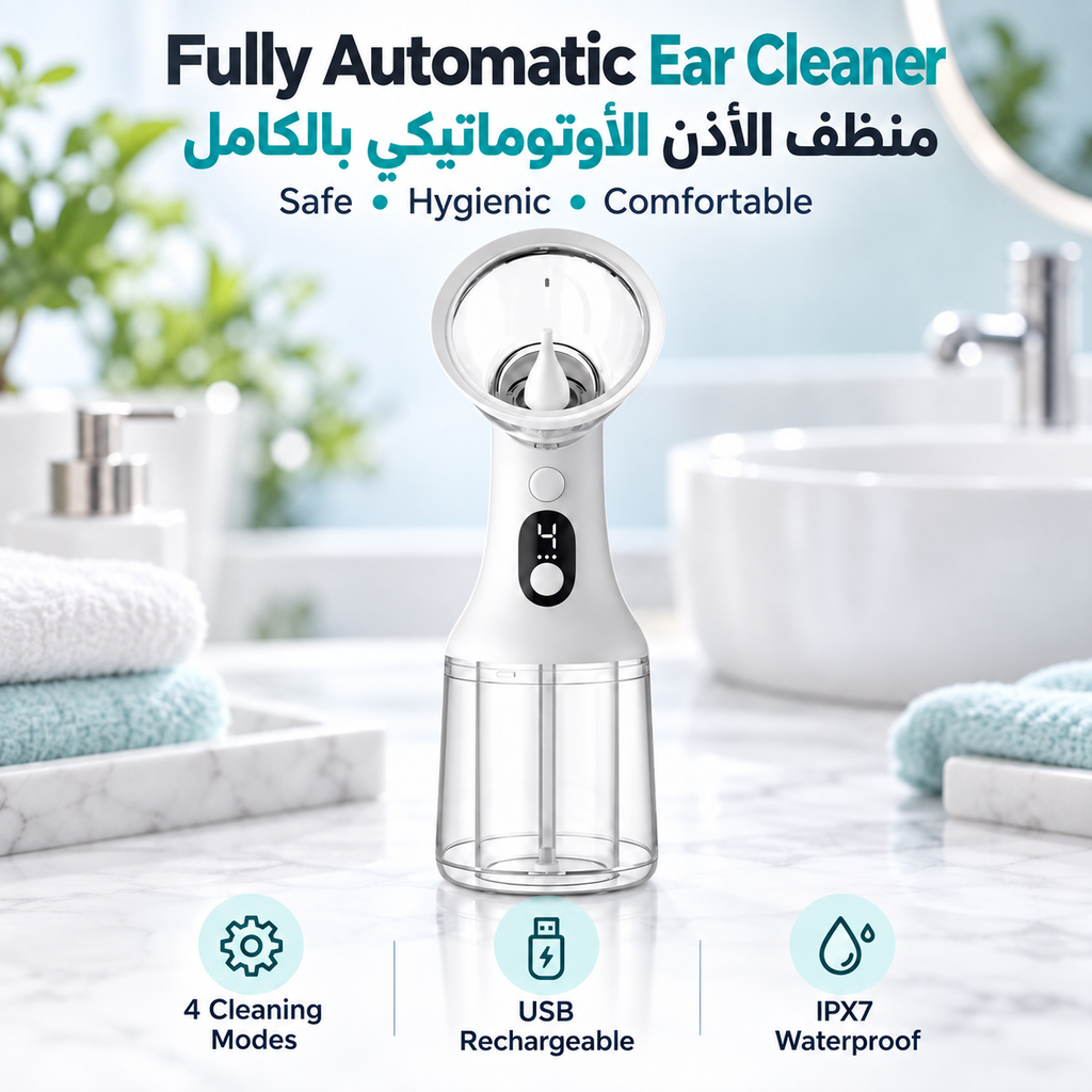 Electric Automatic ear wax removal kit