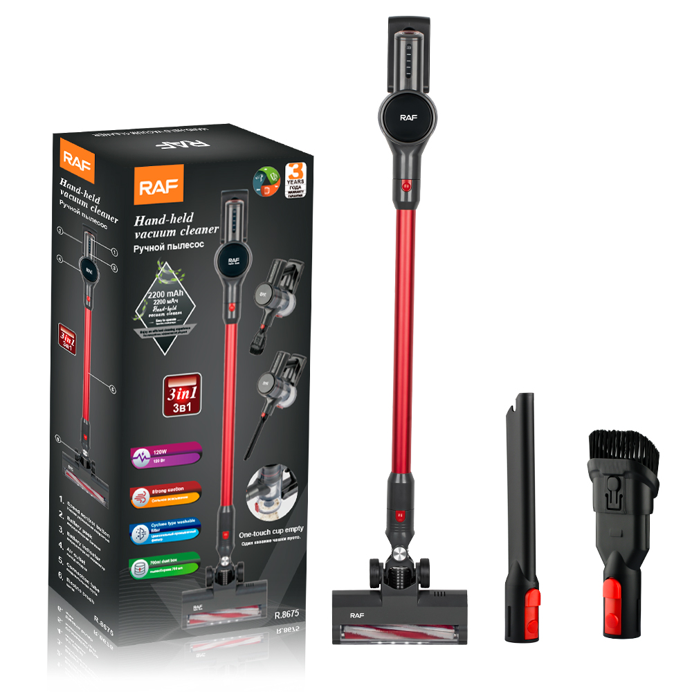 RAF 3 in 1 Handheld Cordless Wireless Vacuum Cleaner Bagless R8675