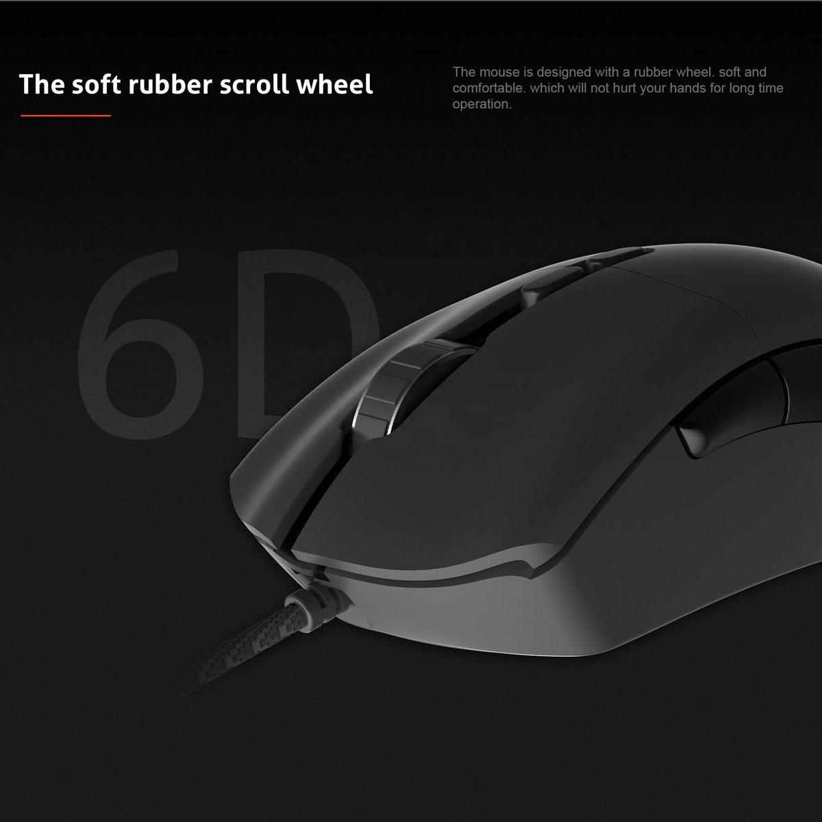 MEETION GM20 Optical Silent Wired Gaming Mouse