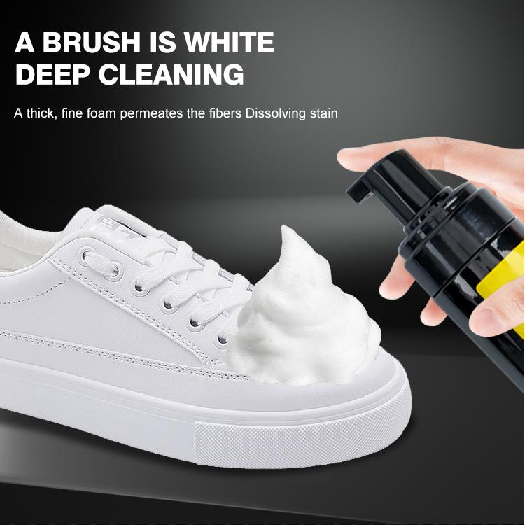 Shoe Cleaner Kit, Foam Sneaker Cleaner With Shoe Brush