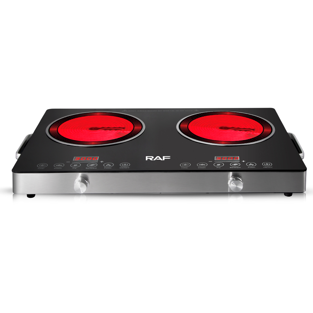 RAF Electric Infrared Cooker Cooktop Electric Stove Dual Burner R8050