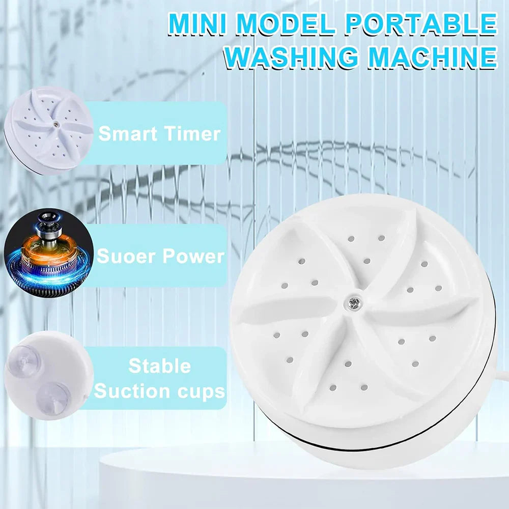 Newtic Ultrasonic Turbine Mini Washing Machine