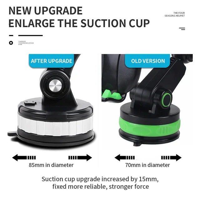 Universal Suction Cup Car Phone Holder Adjustable Gravity